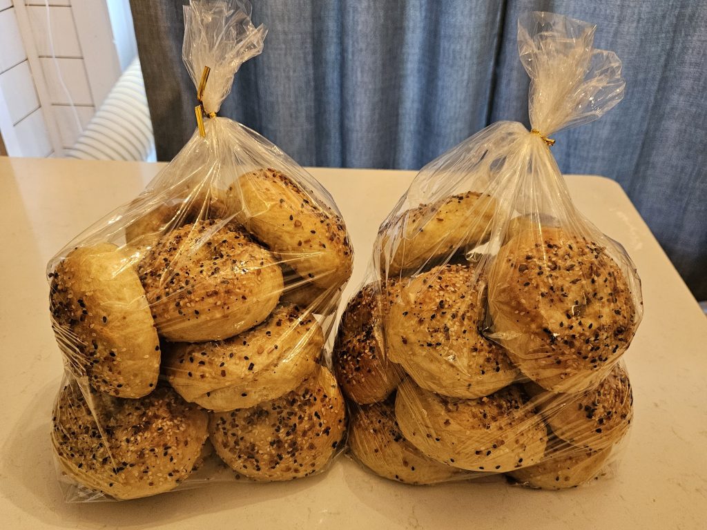 2 dozen everything bagels